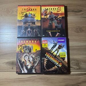 Tremors 4-Movie DVD Bundle Sequels 2 3 4 5 Graboid Cult Horror Untested
